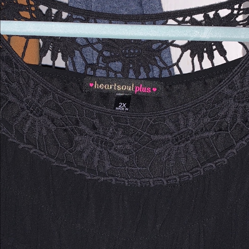 Black lace dress